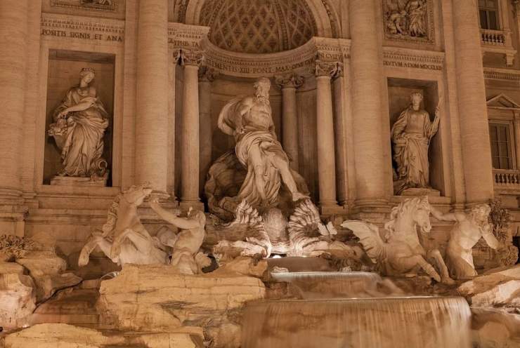 Рим - Италия, фонтана ди Треви